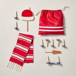 Winter Build A Snowman Outdoor Activity Kit 12pc Set Hearth & Hand Magnolia New!